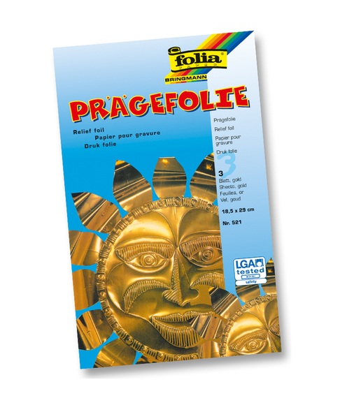 KNORR PRANDELL Prägefolie, Mappe 18,5x29cm 218260079 gold 3 St&uu