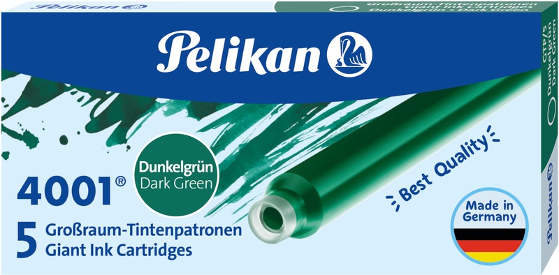 PELIKAN Tintenpatronen GTP/5 300070 grün 5 Stück