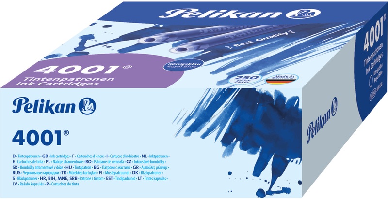 PELIKAN Tintenpatrone TP/250 blau 250 Stück
