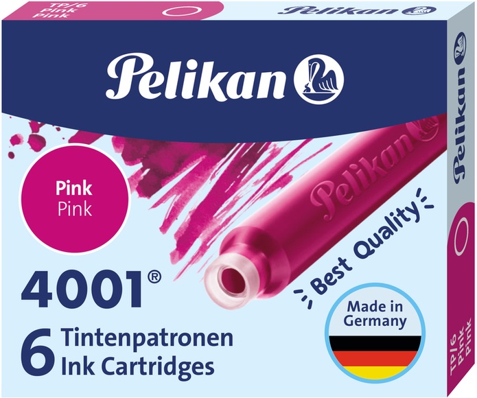 Pelikan Tintenpatrone 4001 Pink, 6