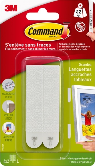 3M Command Bilder-Montagestreifen L
