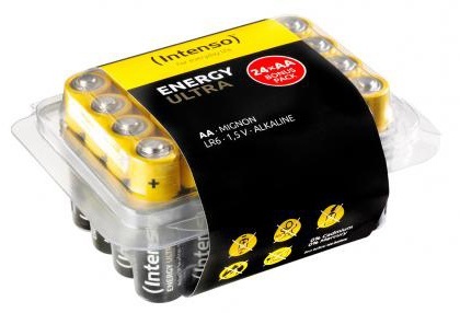 Mignon (AA)-Batterie Alkali-Mangan Intenso Energy-Ultra 1.5 V 24 St.