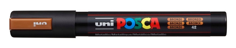 Uni-Ball uni POSCA PC-5M Marker 1 Stück(e) Bronze Rundspitze