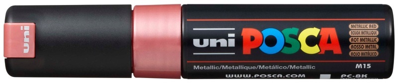 Uni-Ball uni POSCA PC-8K Marker 1 Stück(e) Rot Meißel