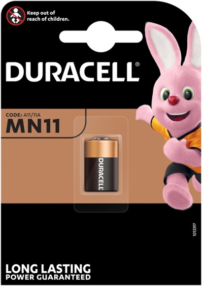Security Alkaline MN11/L1016/V11A/A21 Spezialbatterie, 6V, 33mAh - 1 Stück
