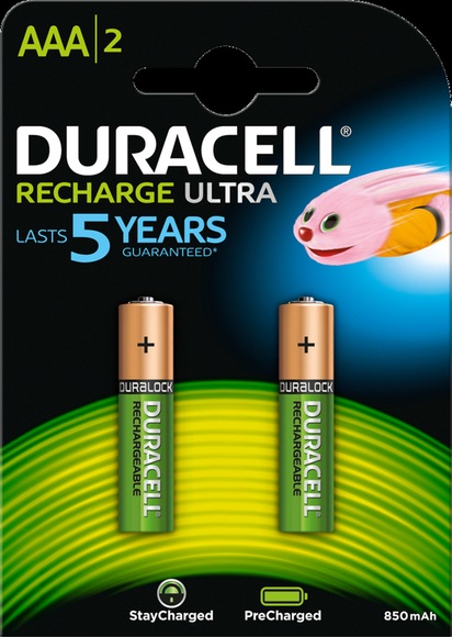 Recharge Ultra Micro (AAA) NiMH Akku mit 850 mAh - 2 Stück