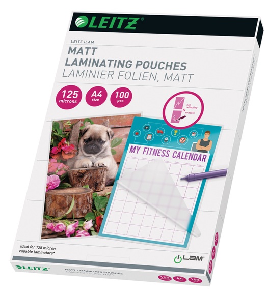 Leitz Laminierfolie A4 125 ?m, Mediengewicht