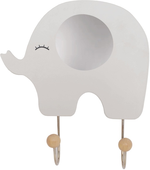 JaBaDaBaDo Garderobenhaken ELEFANT in grau