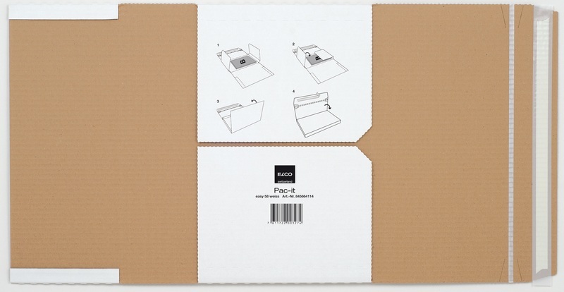 Elco Pac-it Easy 58 Versandverpackung A4, 2er-Pack, weiß