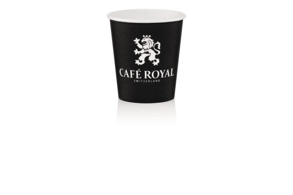 CAFE ROYAL Pappbecher 2dl 3000403 schwarz 50 Stk.