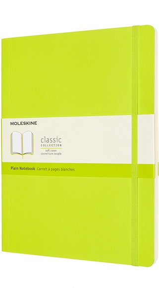 Moleskine Notizbuch Extra Large Blanko, Limetten Grün