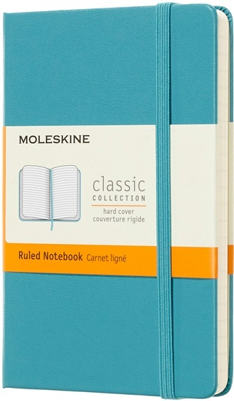 Moleskine Reef Blue Notebook Pocket Ruled Hard