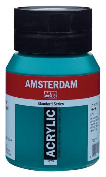 AMSTERDAM ACRYL 500ML PHTH.GRUEN