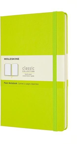 Moleskine Notizbuch Large/A5 Blanko, Limetten Grün