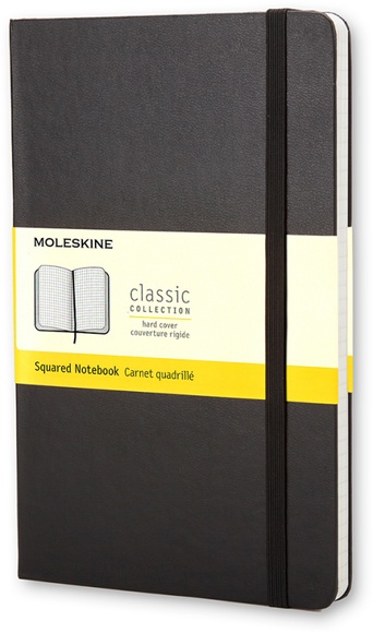 Moleskine classic, Pocket Size, Squared Notebook