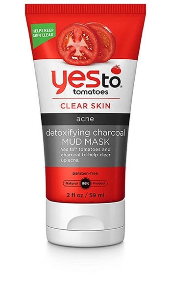 Yesto Maske, detoxifying charcoal mud Mask