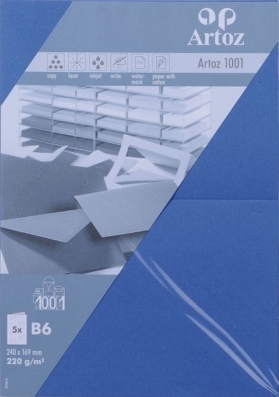 ARTOZ Karten 1001 B6 107362264 220g. royal 5 Blatt