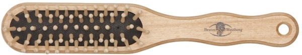 Holzbürsten mit echten Holzstiften länglich