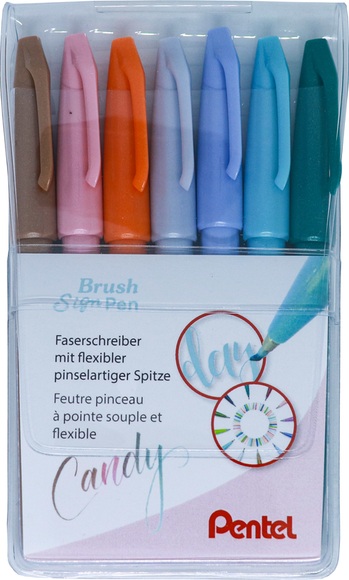 Pentel Pinsel-Filzstift Set Pinsel-Filzstift Set