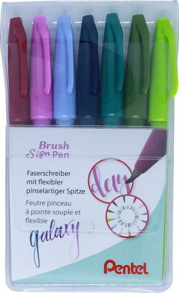 Pentel Pinsel-Filzstift Set Pinsel-Filzstift Set