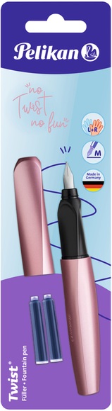 Pelikan Füllhalter ´´Twist Feder M, Girly Rose´´