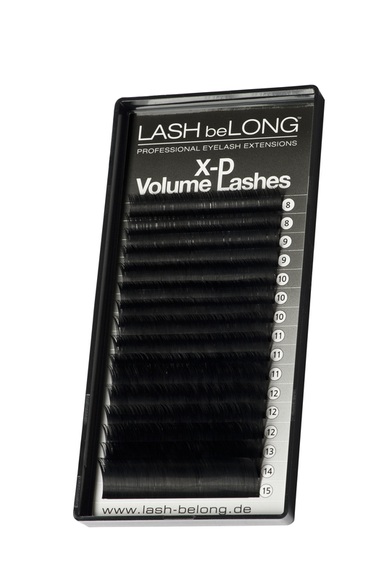 LASH beLONG X-D Volumen LASHES CC-Curl Mix Box schwarz/glossig