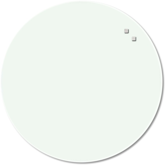 Naga Magnettafel, Rund, 45cm, weiss, 10602