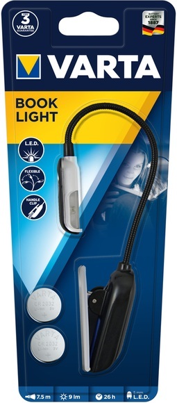 Varta 16618101421 Booklight Buchleuchte LED Schwarz