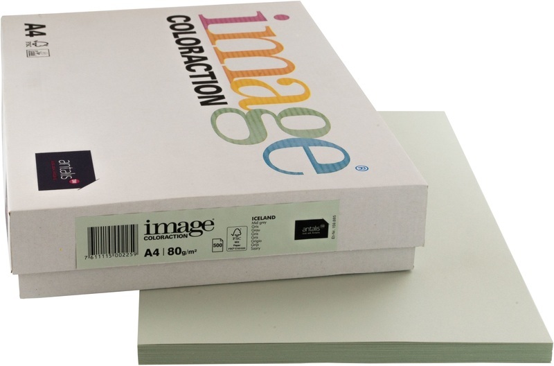 Image Coloraction Kopierpapier, Iceland, A4, 80g, grau, 159.885, (500 Blatt)