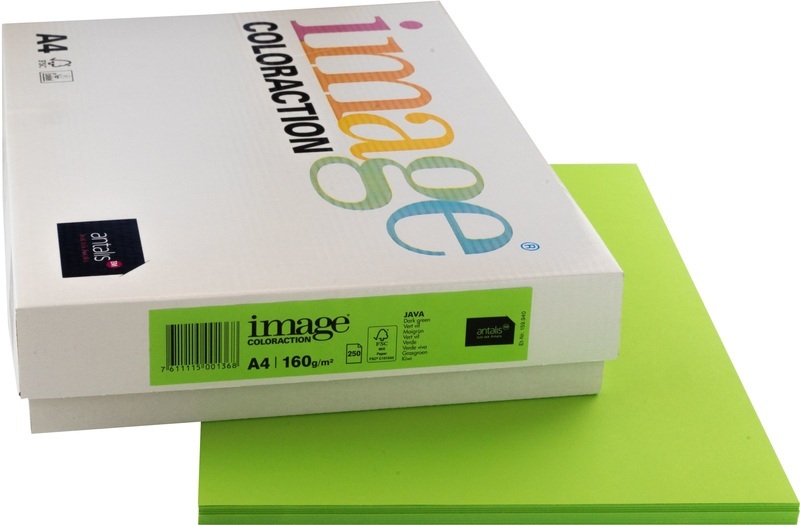 Image Coloraction Kopierpapier, Java, A4, maigrün, 160g, 159.94, (250 Blatt)