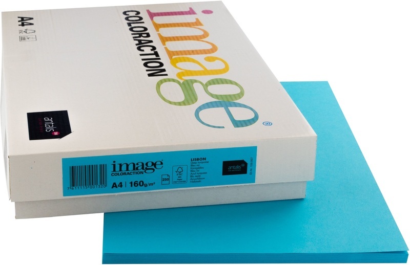 Image Coloraction Kopierpapier, Lisbon, A4, königsblau, 160g, 159.957, (250 Blatt)