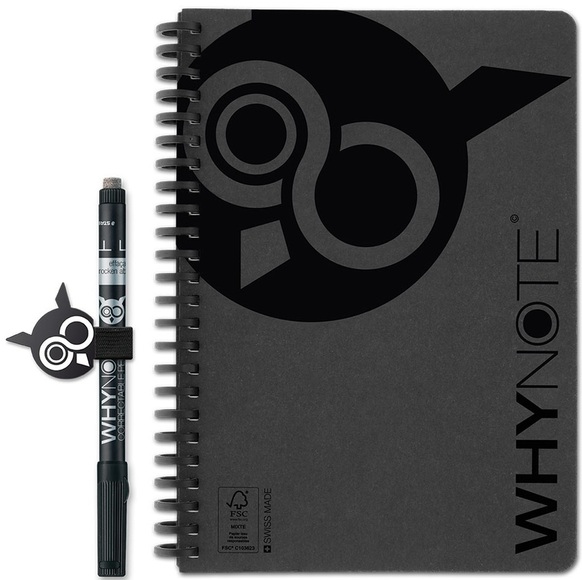 WhyNote - Löschbarer Notizblock Book A5