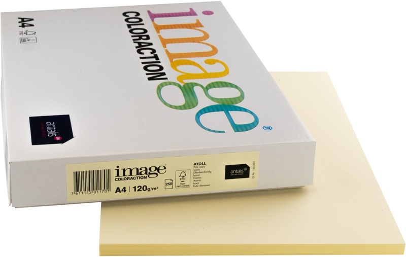 Image Coloraction Kopierpapier, Atoll, A4, 120g, elfenbeinfarbig, 159.965, (250 Blatt)