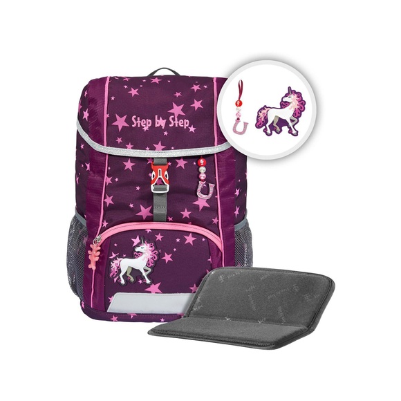 STEP BY STEP Rucksack-Set KID 213356 Unicorn Nuala