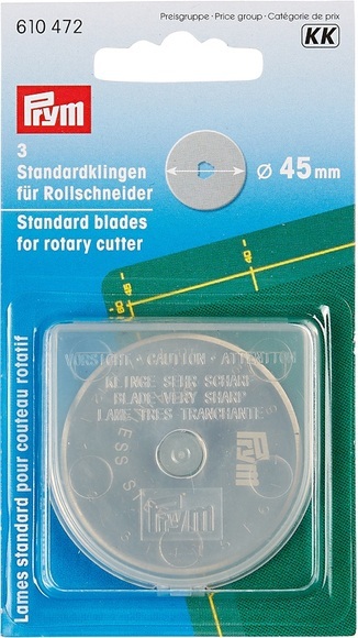 Prym - Ersatzklinge Ø 45 mm, für Rollschneider, 3 Stück