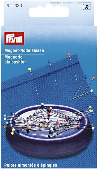 Prym - Magnetnadelkissen 14 x 8 x 3 cm, Pflaumenblau