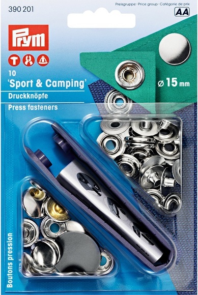PRYM Druckknopf silber