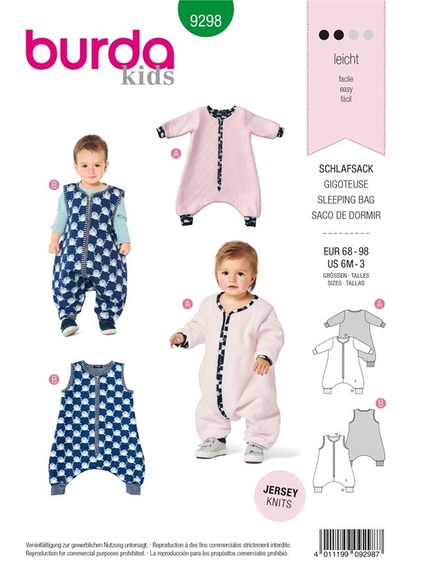 Burda Schnittmuster Schlafsack