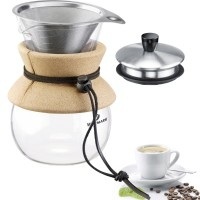 Kaffee-Bereiter mit Filter und Deckel 
