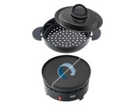 Stoeckli Marroni-Ofen mit Grillplatte - Marroniofen (Schwarz)
