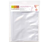 Scrapcooking - 6er-Set Spritzbeutel Duo - Transparent