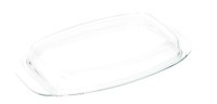 Glasdeckel eckig 21x33 cm zu Bräter