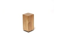 Messerblock drehbar magnetisch 10.5x10.5x28cm Holz