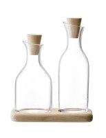 LSA International - LSA - Serve Essig & Öl Set mit Unterteil 15cm