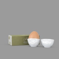 1x Eierbecher Set glücklich / hmpff
