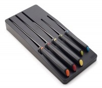 Elevate Knives Store 5tlg. MesserSet Schub.Aufbewahrungsein.