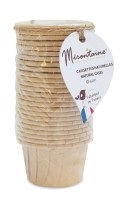 8x 25 Mini Backformen Papier, Ø 6 cm