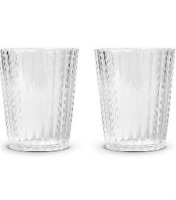 2er Set Gläser aus Acryl 350ml, transparent