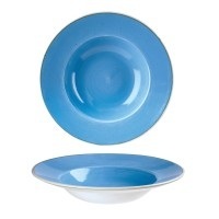 Churchill - Suppenteller Stonecast - Blau