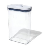 4x POP 2.0 Behälter schlank rechteckig, 16x8x24 cm, 1.8 l